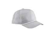 Beechfield Rope Detail Baseball Cap (Light Grey/White) (One Size)