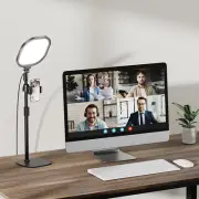 Zoom Lighting for Computer, Adjustable Desk Lighting for Video Calls, 30 Light M