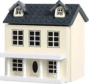 Toyvian Mini DIY Model Wooden Dollhouse kit Christmas Village Houses Toy House House Kit 3D Miniature Dollhouse Kit