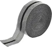 uxcell Iron-on Instant Hem Tape, 22 Yard No Sew Hemming Tape for Pants Washable Hem Adhesive Fabric Strips 2 Inch Fit for Clothes Curtain Pant Mouth - (1 Pack, Black)