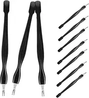 IWOWHERO 10-piece Nail Cuticle Pusher Kit Stainless Steel Forks Shovels Trimmers for Home Salon Use