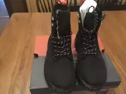 Dr Martens x Herschel comb II black Slippery size w8 ,m7LIMITED EDITION SOLD OUT