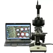 AmScope 40X-2500X Doctor Veterinary Clinic Compound Microscope + 1.3MP Camera