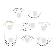 2 Pieces Temporary Tooth Decoration with Metal Wires for Teaching Learning