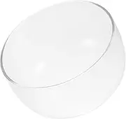 LIGIGWASH Transparent High Borosilicate Glass Bowl Heatproof Salad and Dessert Storage Container for Home Use Smooth Surface Capacity for Fruits and Vegetables