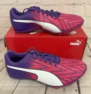 Puma 189542 01 EvoSPEED Sprint 7 Women's Running Spike Cleats Pink Purple US 6.5