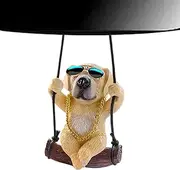 Swinging Dog Car Ornament | Cute Rear View Mirror Accessories | Cute Car Pendant Interior for RV Truck Van Sedan