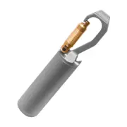 EDC Titanium Keychain Waterproof Storage Pill Case Bottle Opener Outdoor EDC Box
