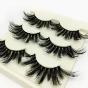 Dramatic 25mm Lashes Eye Lashes Extension False Eyelashes 3D Soft Mink Hair