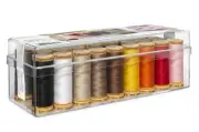 Spool Box 26 Cotton Thread Set, Assorted Colors