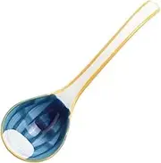 Table Spoon Spoons Set Japanese-Style Spoon Ceramic Spoon Cute and high-Value Spoons for Eating (Color : 2) (Color : 10 Pcs)