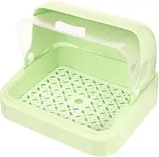 ELAYARD 1Pc Bottle Storage Box with Draining Tray Stylish Cutlery Container for Organizing Nursing Bottles Dining Utensils and Cups Material present for Parents