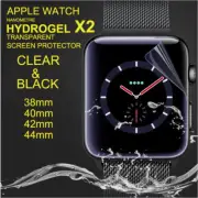2X Full Cover HYDROGEL Screen Protector For iWatch Apple Watch 38/42/40/44mm