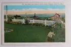 Joseph Lincoln Estate Chatham Cape Cod MA Ocean 28 white picket Fence Postcard