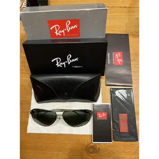 二手 中古 正品 RAY BAN RAY-BAN RB8313雷朋 飛行員 墨鏡 太陽眼鏡 碳纖維 鏡腳