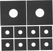 Abaodam 12pcs Vinyl Record Covers Protective Sleeves for Records Durable Album Jackets for Home Cafe Bar Display Enhance Music Enjoyment with Stylish Design