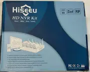 Hiseeu 8WNKIT-4HB612-1T HD Wireless Security CCTV 4 Camera Kit 1TB NVR (NEW)