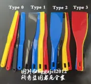 4 Pcs Ink Spatulas Screen Printing Plastic Knife Blade Ink Apply Shovel Tools