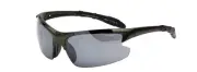 US Army Sunglasses Men's Semi-Rimless Oval Sunglasses, 100% UVA/UVB, Green