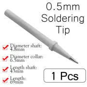 1Pcs 69mm Length DOSS 0.5MM Soldering Replacement Tip For ZD99 Soldering Station