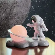 Astronaut Night Light with Saturn Lamp Creative Spaceman Desktop Ornament Unique
