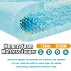 Memory Foam 7 Zone Mattress Topper Single Double Queen King Medium Firm 5/8cm AU