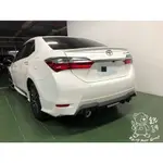 銳訓汽車配件精品-台南麻豆店 TOYOTA 11.5 代 ALTIS 安裝 RF版後下巴 (烤漆另計)