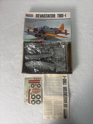 Devastator TBD-I Plane 1:48 MONOGRAM Military Model Kit NEW/Opened. Free Ship!