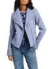 [Marcs] Lani Felted Wool Jacket in Blue