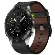 Leather Watch Band Replacement for Garmin Marq Athlete Smartwatch