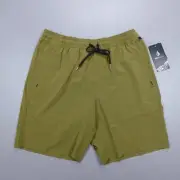 Volcom Wrecpack Hybrid 19" Stretch Elastic Waist Casual Shorts Pockets Size M
