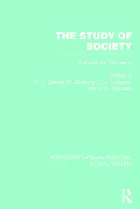 在飛比找博客來優惠-The Study of Society: Methods 