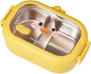 Insulated Food Container - Leak Proof Box Dishwasher Safe Box | Duck Cartoon Stainless Steel Food Box, Lightweight Lunch Container for Work, Travel, Kids, Indoor, Outdoor 8.86x3.15x5.71