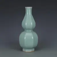 在飛比找ETMall東森購物網優惠-宋龍泉窯梅子青釉葫蘆瓶仿古瓷器花瓶