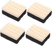 4Pcs Portable Mini Whiteboard Erasers Multi Functional Dry Erasers for Office Classroom Chalkboard Cleaning Construction with Minimalist Design