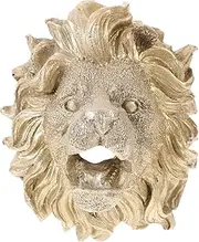 Lion Head Water Dispenser Yard Fountain Nozzle Wall Mount Garden Ornament Outdoor Water Feature