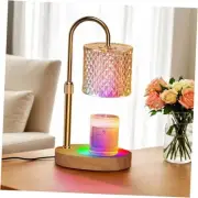 Candle Warmer Lamp with 7 LED Color Changing, Timer Dimmer Height Adjustable,