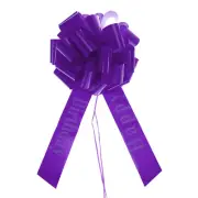 20 Inch Big Car Pull Bow, Giant Gift Wrapping Bow Ribbon for Cars Decor, Purple