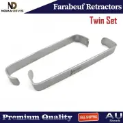 Set of 2 Farabeuf Retractors Mouth Cheek Opener Mucoperiosteal Flaps Retractors