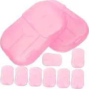 FELTECHELECTR Travel Soap Sheets Portable Hand Wash Soap Slices for Easy Use The Go Lightweight Convenient for Outdoor Adventures Safe for All Skin