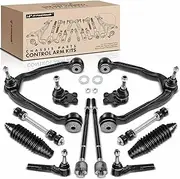 Set of 12, Upper Control Arm, Lower Ball Joint, Sway Bar Link, Tie Rod End Compatible with Chevrolet Silverado 1500 1999-2006 & GMC Sierra 1500 1999-2006, Silverado 1500/Sierra 1500 Classic