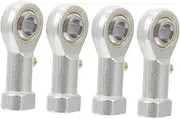 COSMEVIVI 4pcs Rod Ends Bearing Thread Ball Joint Spherical Plain Bearings for Power Tools Cnc Equipment