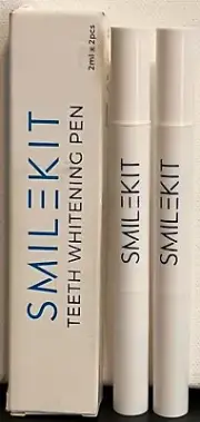 SmileKit Teeth Whitening Pen 2 count New Free Shipping