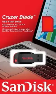 SanDisk Cruzer Blade 16GB USB 2.0 Flash Drive Key Pen Memory Stick SDCZ50 AUS