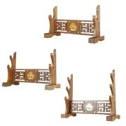 Sword Stand Desktop Sword Holder Sword Storage Multipurpose Solid Wood Wooden