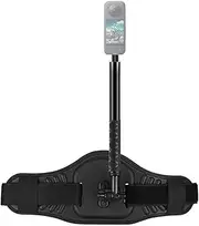 Waistband Back Strap & Selfie Stick for GoPro / Insta360 / Osmo Action 5 4 3 2 1 / Osmo Pocket 3 / SJCAM