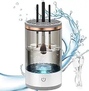 Foundation Brush Cleaner, Cosmetic Brush Cleaner, Multi Use Brush Cleaner, Makeup Cleaning Solution, Automatic Makeup Brushes Cleaners Machine for Foundation and Cosmetic Brushes