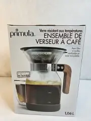 Primula Pour Over Coffee Maker Glass 36 oz. Reusable Stainless Steel Filter