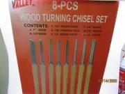 8PC WOOD CHISEL TURNING SET #PCWC-08B