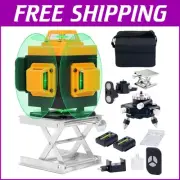 4D Green Laser Level - Self-Leveling 360° for Indoor Projects with Accessories